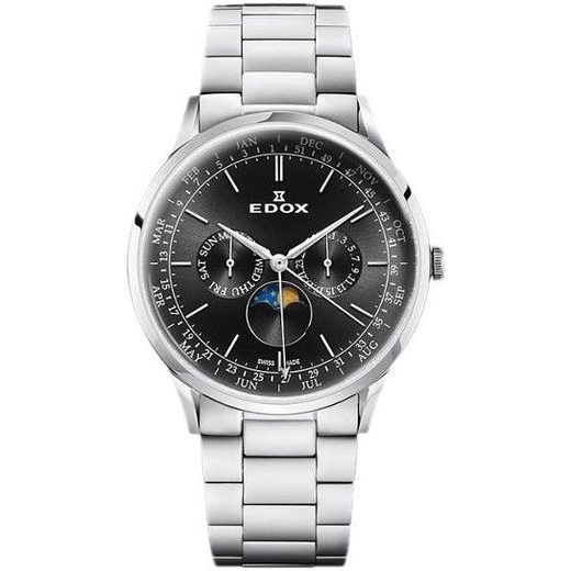 EDOX LES VAUBERTS MOONPHASE 40101-3M-NIN - LES VAUBERTS - ZNAČKY