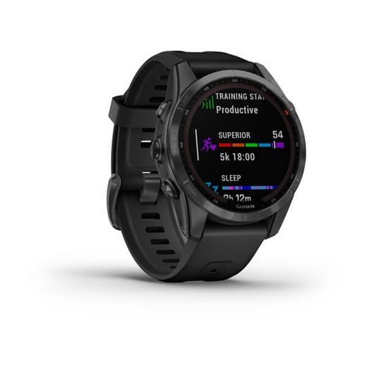 GARMIN FENIX 7S SOLAR GRAY / BLACK SILICONE BAND - 010-02539-13 - FENIX 7S - ZNAČKY