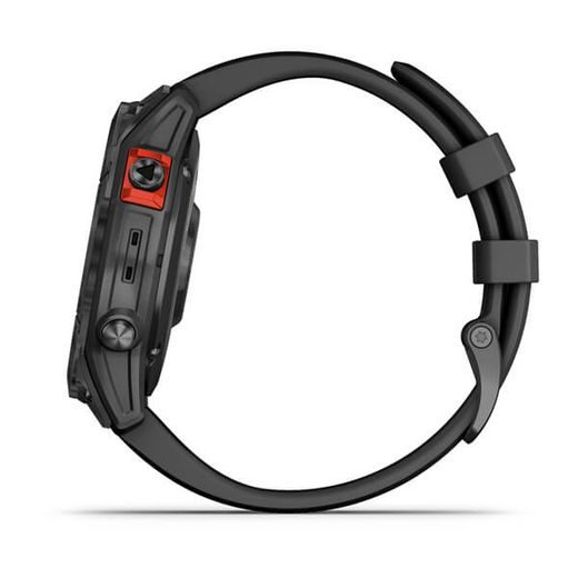 GARMIN FENIX 7 SOLAR GRAY/ BLACK SILICONE BAND - 010-02540-11 - FENIX 7 - ZNAČKY