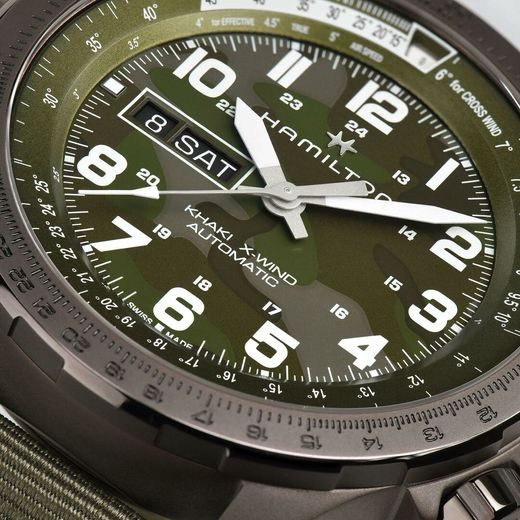 HAMILTON KHAKI AVIATION X-WIND DAY DATE AUTO H77775960 - KHAKI AVIATION - ZNAČKY