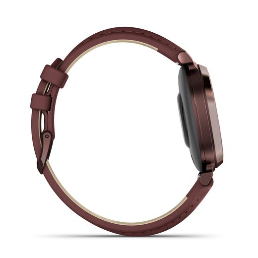 GARMIN LILY® 2 CLASSIC DARK BRONZE / MULBERRY LEATHER BAND 010-02839-03 - LILY 2 - ZNAČKY