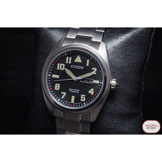 CITIZEN ECO-DRIVE MILITARY SUPER TITANIUM BM8560-88EE - SUPER TITANIUM - ZNAČKY