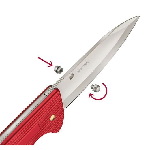 KNIFE VICTORINOX EVOKE ALOX, RED 0.9415.D20 - POCKET KNIVES - ACCESSORIES