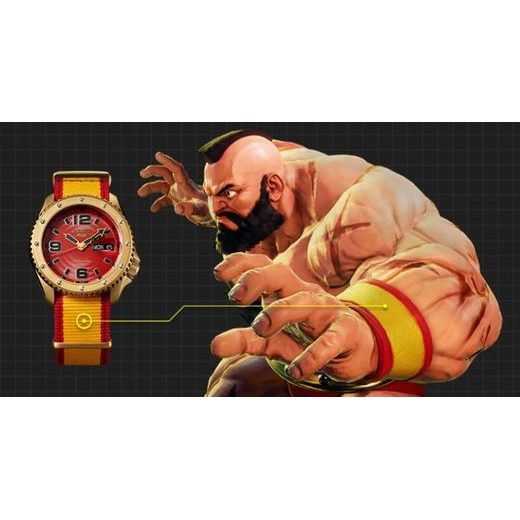 SEIKO 5 SPORTS SRPF24K1 ZANGIEF STREET FIGHTER LIMITED EDITION - SEIKO 5 SPORTS 2019 - ZNAČKY