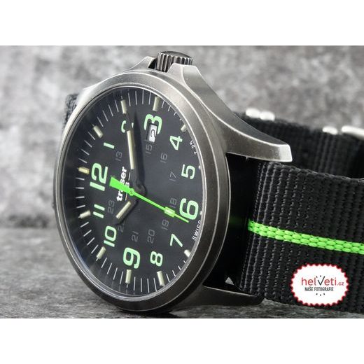 TRASER P67 OFFICER PRO GUNMETAL BLACK/LIME NATO - HERITAGE - ZNAČKY