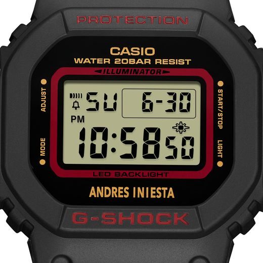 CASIO G-SHOCK DW-5600AI-1ER ANDRÉS INIESTA - G-SHOCK - ZNAČKY