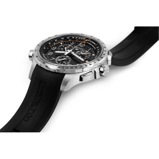 HAMILTON KHAKI AVIATION X-WIND GMT CHRONO QUARTZ H77912335 - KHAKI AVIATION - ZNAČKY