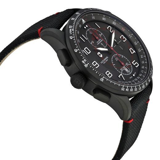 VICTORINOX AIRBOSS MECHANICAL CHRONOGRAPH MACH 9 BLACK EDITION 241716 - VICTORINOX - ZNAČKY