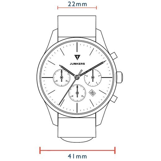 JUNKERS DESSAU HERREN CHRONOGRAPH 9.19.01.01 - DESSAU HERREN - ZNAČKY