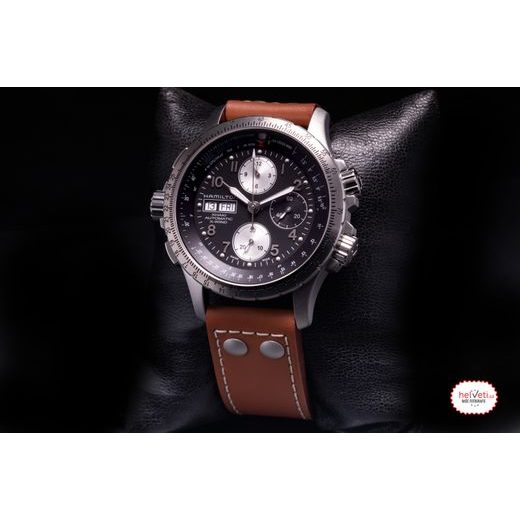 HAMILTON KHAKI AVIATION X-WIND AUTO CHRONO H77616533 - KHAKI AVIATION - BRANDS