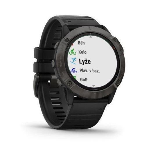 GARMIN FENIX6X PRO SOLAR, TITANIUMGRAYDLC/BLACK BAND (MAP/MUSIC) 010-02157-21 - FENIX 6X - ZNAČKY