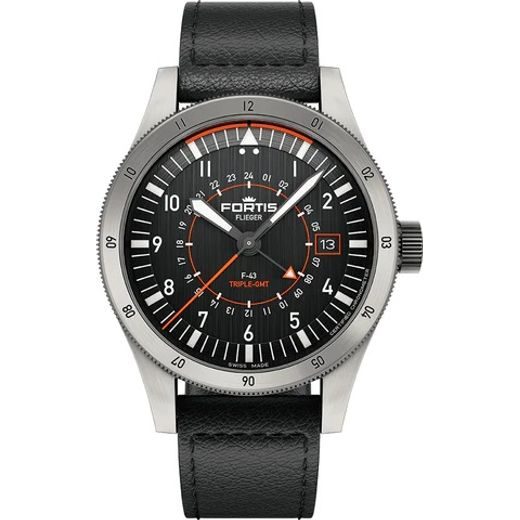 FORTIS FLIEGER F-43 TRIPLE-GMT ORIGINAL COSC F4260001 - FLIEGER - ZNAČKY