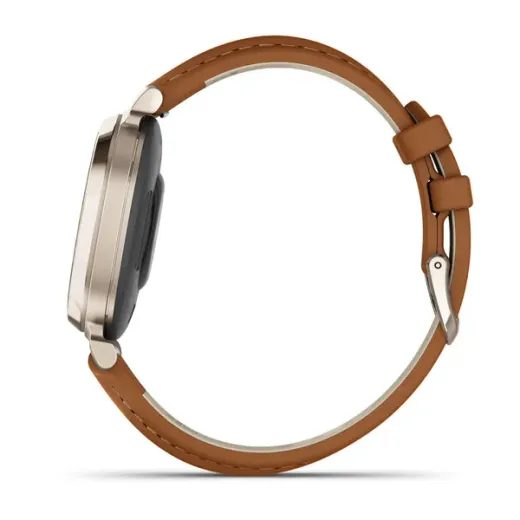 GARMIN LILY® 2 CLASSIC CREAM GOLD / TAN LEATHER BAND - 010-02839-02 - LILY 2 - BRANDS