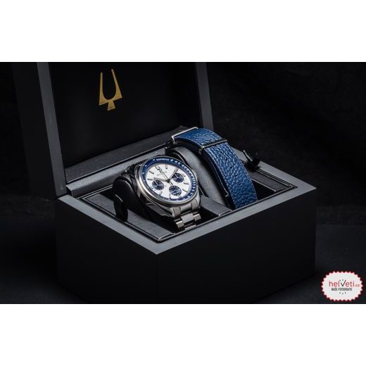 BULOVA 98K112 LUNAR PILOT CHRONOGRAPH WATCH - ARCHIVE SERIES - ZNAČKY