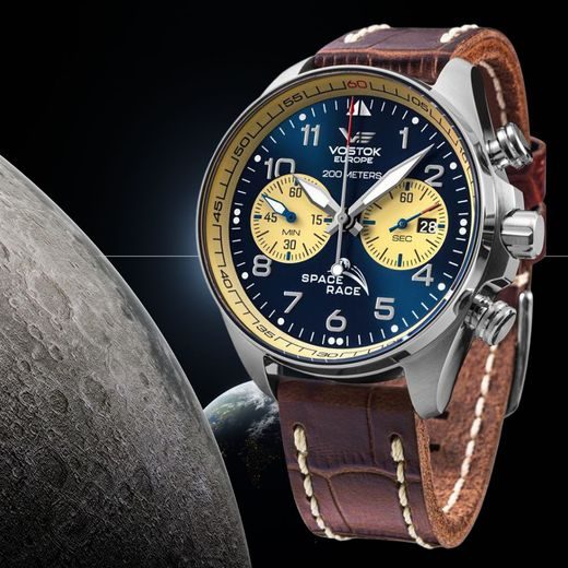 VOSTOK EUROPE SPACE RACE CHRONO LINE 6S21-325A667 - SPACE RACE - ZNAČKY