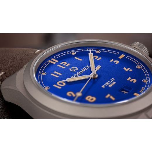 FORMEX FIELD AUTOMATIC EARTH BLUE LIMITED SERIES BLACK LEATHER STRAP 0660.1.6539.711 - FIELD AUTOMATIC - ZNAČKY