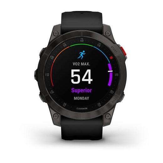 GARMIN EPIX™ 47MM STANDART EDITION SAPPHIRE, TITAN BLACK/ BLACK SILICONE BAND - 010-02582-11 - EPIX - ZNAČKY