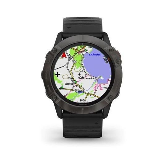 GARMIN FENIX6X PRO SOLAR, TITANIUMGRAYDLC/BLACK BAND (MAP/MUSIC) 010-02157-21 - FENIX 6X - ZNAČKY