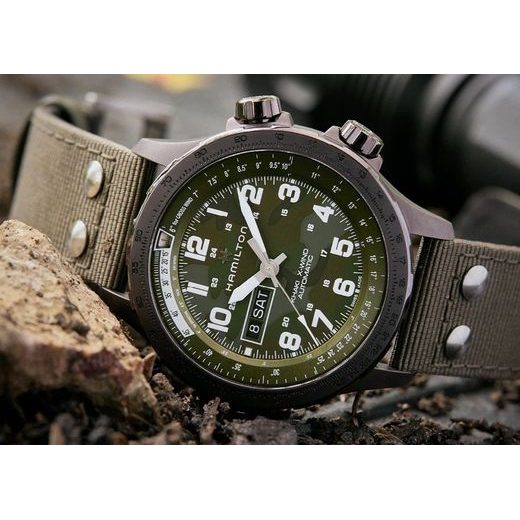 HAMILTON KHAKI AVIATION X-WIND DAY DATE AUTO H77775960 - KHAKI AVIATION - ZNAČKY