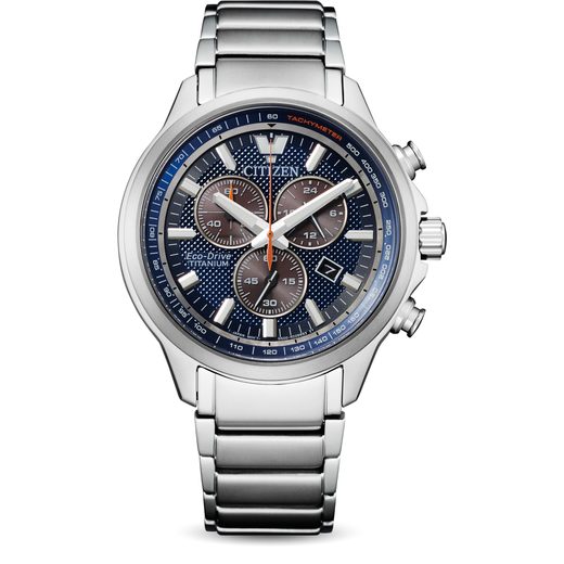 CITIZEN ECO-DRIVE SPORTS CHRONO SUPER TITANIUM AT2470-85L - SUPER TITANIUM - ZNAČKY