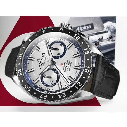 ALPINA ALPINER 4 CHRONOGRAPH AUTOMATIC AL-860AD5AQ6 - ALPINA - ZNAČKY