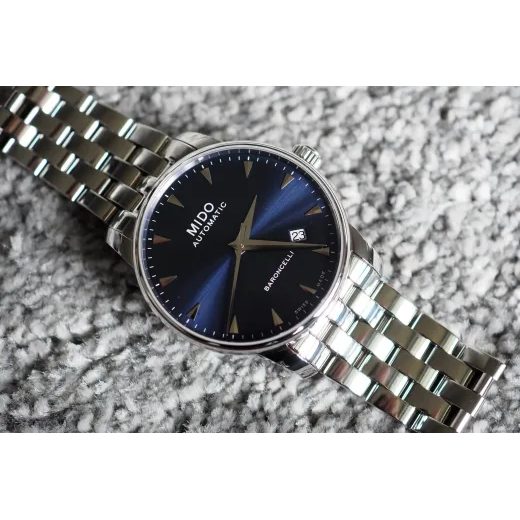 SET MIDO BARONCELLI MIDNIGHT BLUE M8600.4.15.1 A M7600.4.15.1 - HODINKY PRO PÁRY - HODINKY