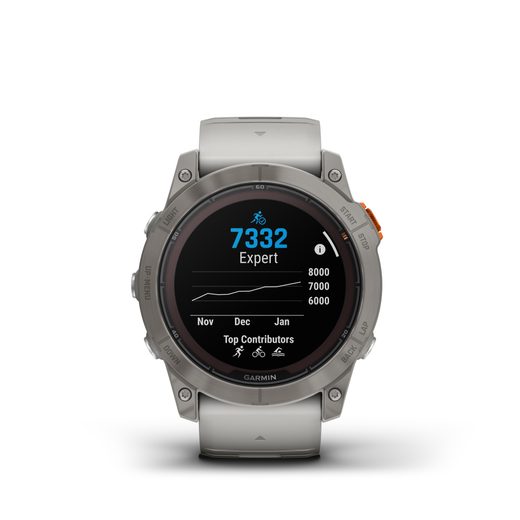 GARMIN FĒNIX 7X PRO SAPPHIRE SOLAR EDITION CARBON GRAY DLC TITANIUM / BLACK BAND - 010-02778-15 - FENIX 7X - BRANDS