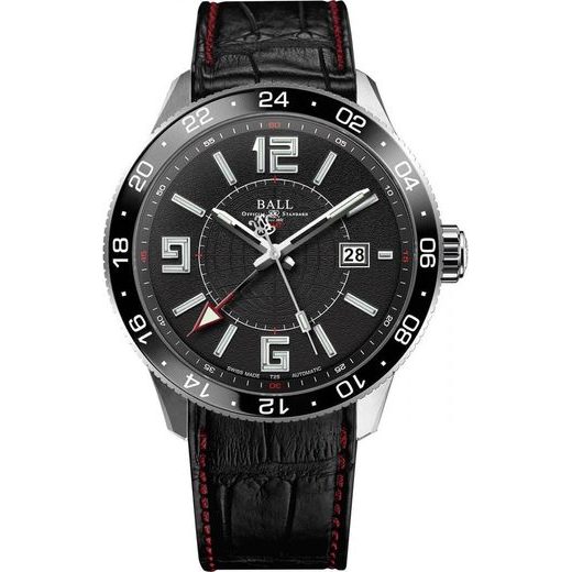 BALL ENGINEER MASTER II PILOT GMT GM3090C-LLAJ-BK - BALL - ZNAČKY