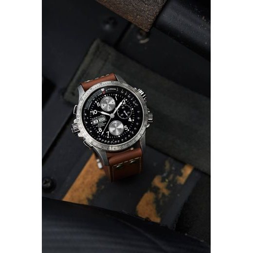 HAMILTON KHAKI AVIATION X-WIND AUTO CHRONO H77616533 - KHAKI AVIATION - BRANDS