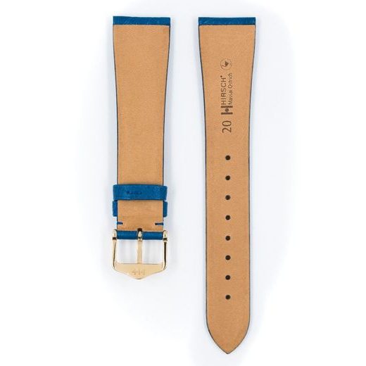 ŘEMÍNEK HIRSCH MASSAI OSTRICH 1 - KRÁLOVSKÁ MODRÁ - STRAPS - ACCESSORIES