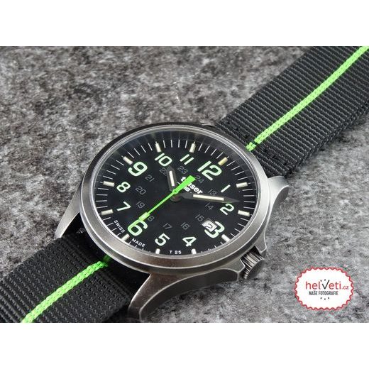 TRASER P67 OFFICER PRO GUNMETAL BLACK/LIME NATO - HERITAGE - ZNAČKY