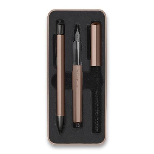 SADA PLNICÍ PERO A KULIČKOVÉ PERO FABER-CASTELL HEXO BRONZE 0021/1405791 - SADY PER - OSTATNÍ