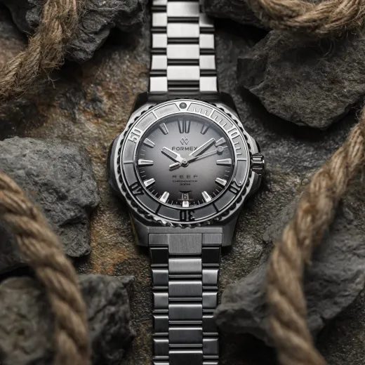 FORMEX REEF 39,5 AUTOMATIC CHRONOMETER SILVER DIAL - REEF - ZNAČKY