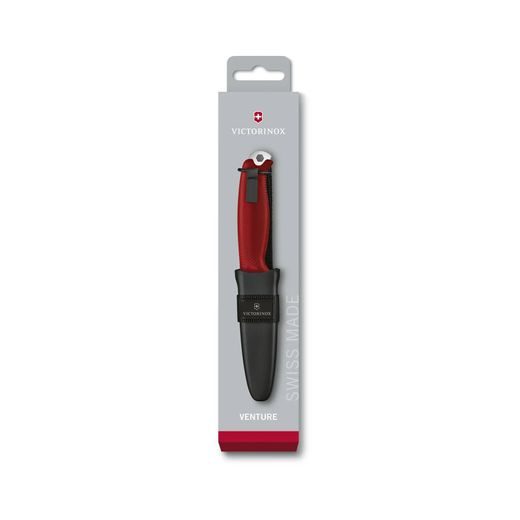 NŮŽ VICTORINOX S PEVNOU ČEPELÍ VENTURE RED 3.0902 - DÝKY A NOŽE - OSTATNÍ