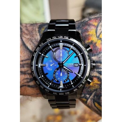 CITIZEN ATTESA RADIO CONTROLLED SUPER TITANIUM HAKUTO-R COLLABORATION LIMITED EDITION AT8285-68Z - SUPER TITANIUM - BRANDS