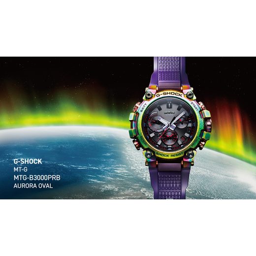 CASIO MT-G MTG-B3000PRB-1AER AURORA OVAL LIMITED EDITION - MT-G - ZNAČKY