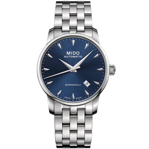 SET MIDO BARONCELLI MIDNIGHT BLUE M8600.4.15.1 A M7600.4.15.1 - HODINKY PRO PÁRY - HODINKY