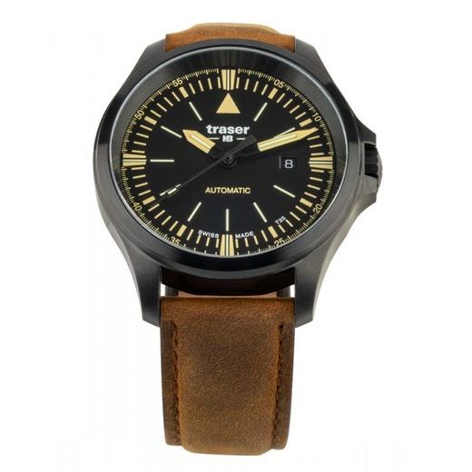 TRASER P67 OFFICER PRO AUTOMATIC BLACK/YELLOW LEATHER - HERITAGE - ZNAČKY