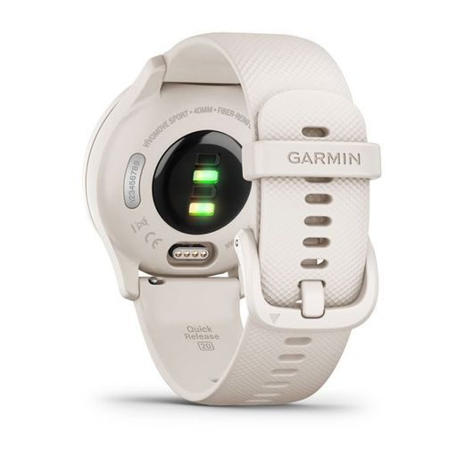 GARMIN VÍVOMOVE SPORT PEACH GOLD/WHITE SILICONE BAND - 010-02566-01 - VIVOMOVE SPORT - ZNAČKY