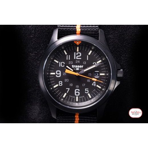 TRASER P67 OFFICER PRO BLACK NATO S PRUHEM - HERITAGE - ZNAČKY