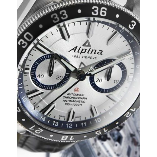 ALPINA ALPINER 4 CHRONOGRAPH AUTOMATIC AL-860AD5AQ6 - ALPINA - ZNAČKY