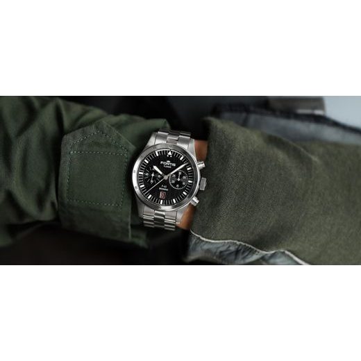 FORTIS FLIEGER F-43 BICOMPAX BLACK F4240006 - FLIEGER - ZNAČKY