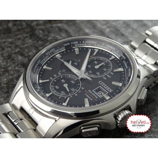 CITIZEN RADIO CONTROLLED CHRONO TITANIUM AT8130-56E - CITIZEN - ZNAČKY