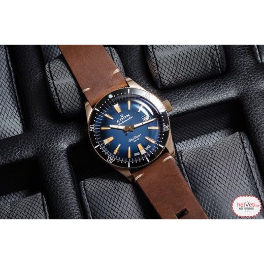 EDOX SKYDIVER DATE AUTOMATIC 80126-BRN-BUIDR LIMITED EDITION - SKYDIVER - BRANDS