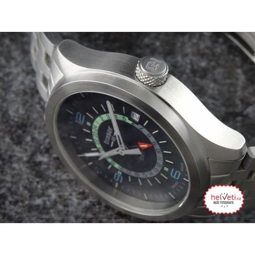 TRASER AURORA GMT SILVER - OCEL - CLASSIC - ZNAČKY