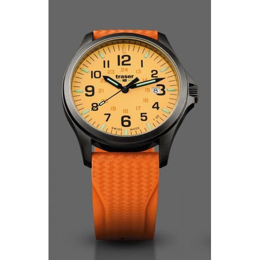 TRASER P67 OFFICER PRO GUNMETAL ORANGE SILIKON - HERITAGE - ZNAČKY