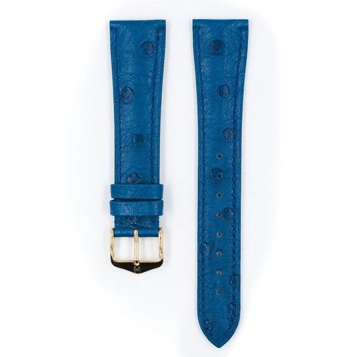 ŘEMÍNEK HIRSCH MASSAI OSTRICH 1 - KRÁLOVSKÁ MODRÁ - STRAPS - ACCESSORIES