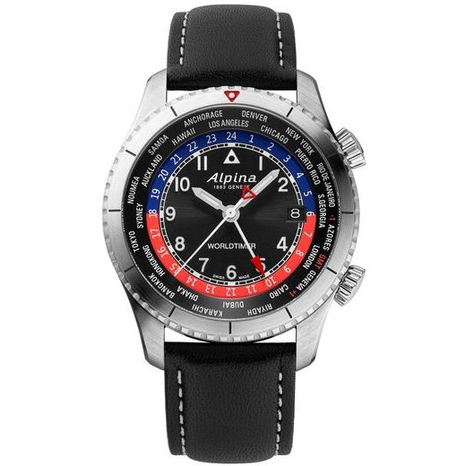 ALPINA STARTIMER PILOT QUARTZ WORLDTIMER AL-255BRB4S26 - STARTIMER PILOT QUARTZ - ZNAČKY