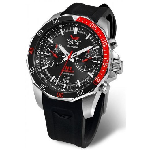 VOSTOK EUROPE N-1 ROCKET CHRONO LINE 6S21/2255295S - ROCKET N-1 - ZNAČKY