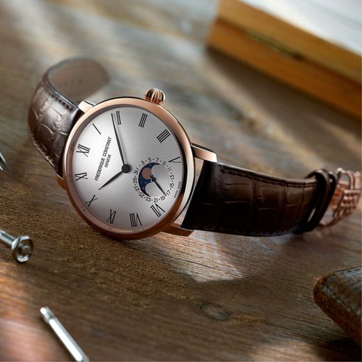 FREDERIQUE CONSTANT MANUFACTURE SLIMLINE MOONPHASE AUTOMATIC FC-705WR4S4 - MANUFACTURE - ZNAČKY
